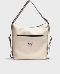 Wonders Bolso Amatista Bicolor Crema^ Grandes