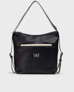Wonders Bolso Amatista Bicolor Negro^ Grandes