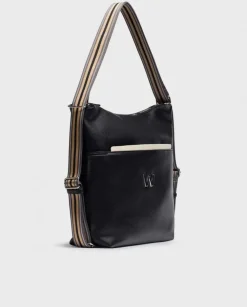 Wonders Bolso Amatista Bicolor Negro^ Grandes