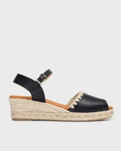 Wonders Cuñas Ipanema Negras^ Alpargatas