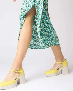 Wonders Mercedita Lala Amarillo^ Tacones