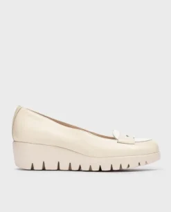 Wonders Mocasin Beige^ Cuñas