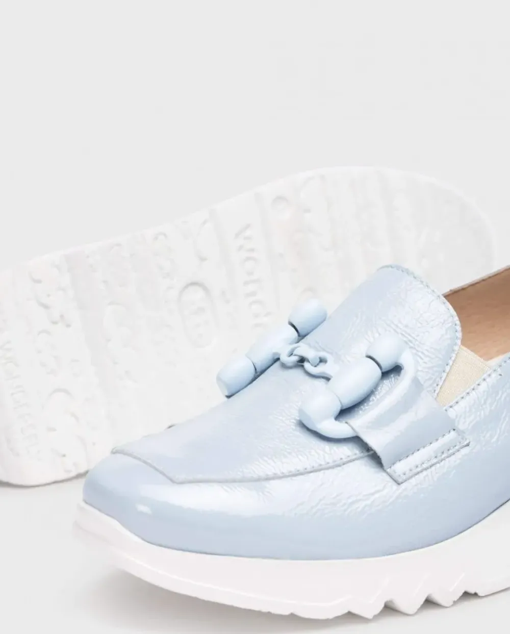 Wonders Mocasin Dance Azul^ Cuñas