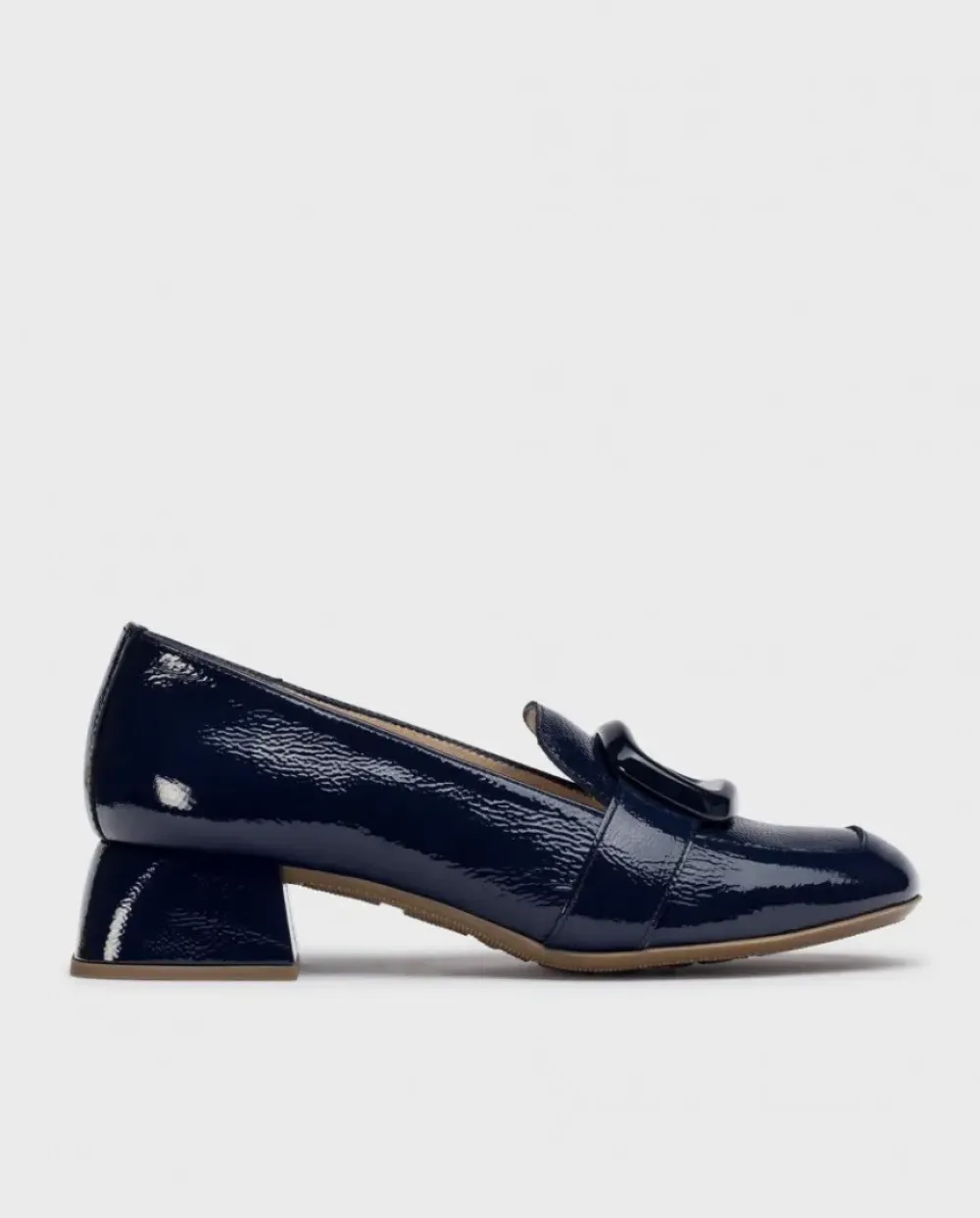 Wonders Mocasin Elein Azul Oscuro^ Tacones