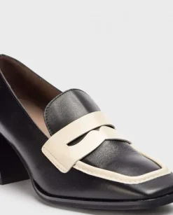 Wonders Mocasin Fiodor Negro^ Tacones