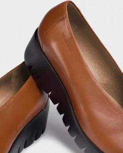 Wonders Mocasin Fly Marron^ Cuñas