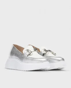 Wonders Mocasin Montreal Plata^ Plataformas