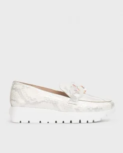 Wonders Mocasin Rose Blanco^ Planos