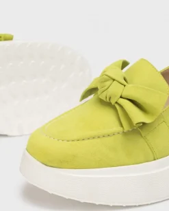 Wonders Mocasin Tokio Verde^ Plataformas