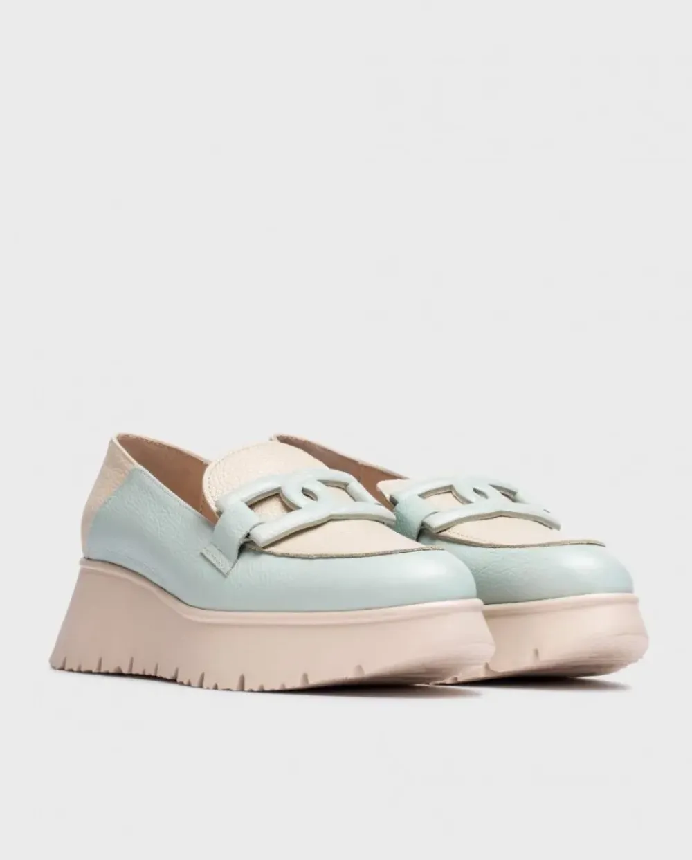 Wonders Mocasin Venecia Bicolor^ Plataformas