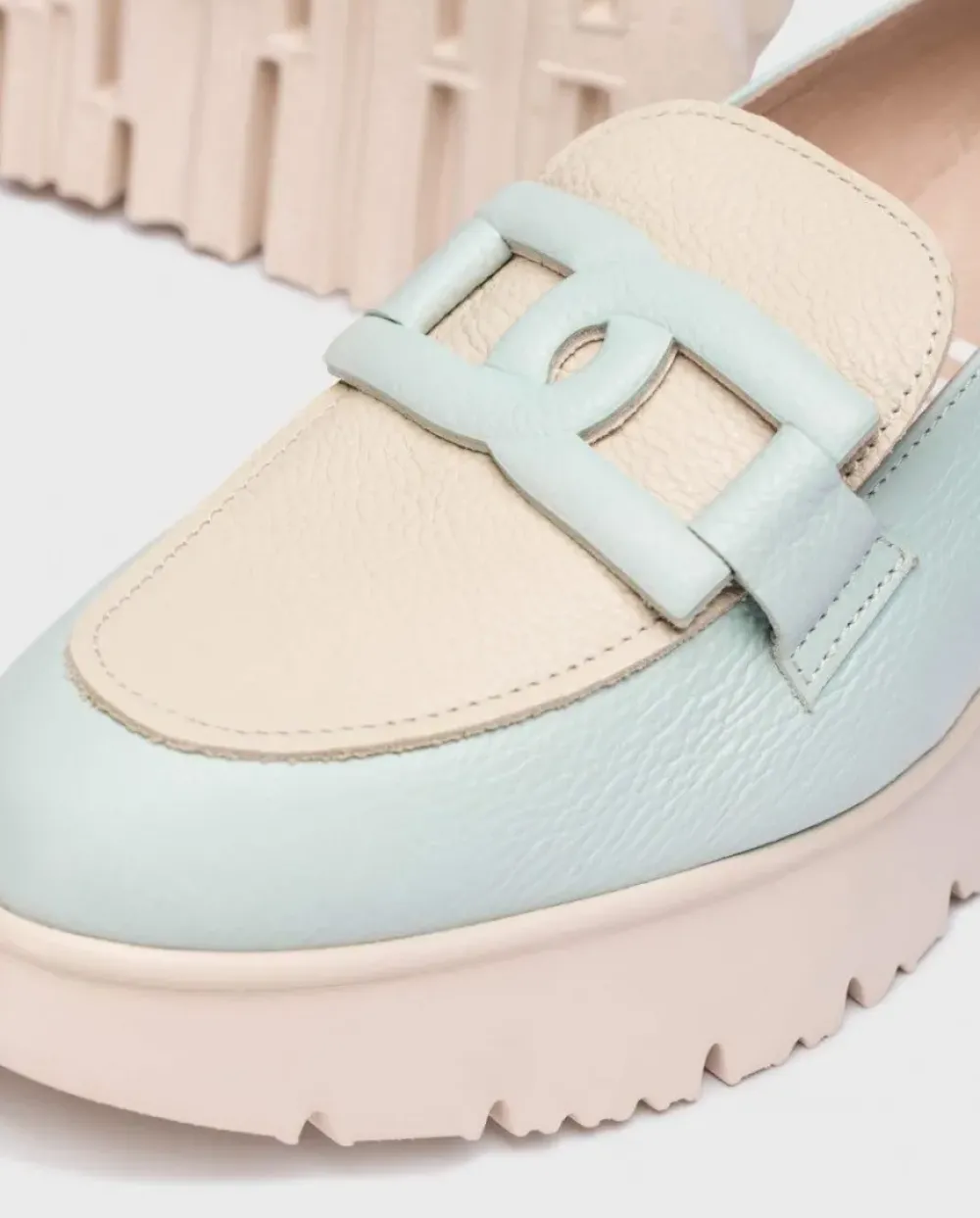 Wonders Mocasin Venecia Bicolor^ Plataformas