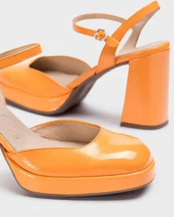 Wonders Plataforma Selena Naranja^ Tacones