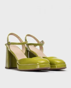 Wonders Plataforma Selena Verde^ Tacones