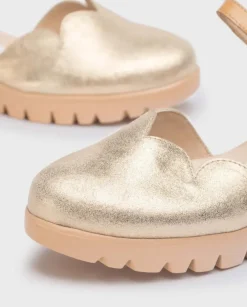 Wonders Sandalia Caravaca Dorado^ Cuñas