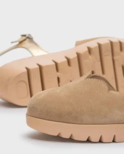 Wonders Sandalia Caravaca Marron^ Cuñas