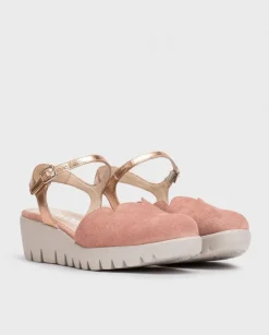 Wonders Sandalia Caravaca Rosa^ Cuñas