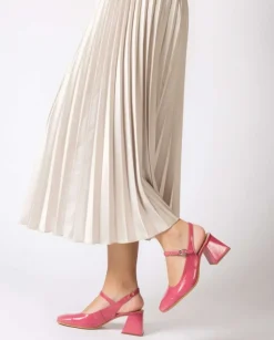 Wonders Sandalia Destalonada Jane Rosa^ Tacones