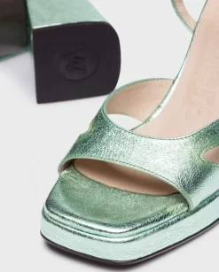 Wonders Sandalia Frida Azul^ Tacones