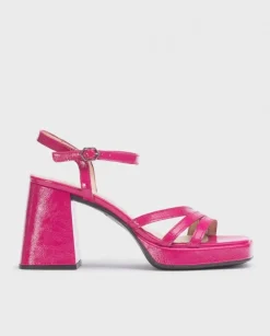 Wonders Sandalia Love Fuxia^ Tacones