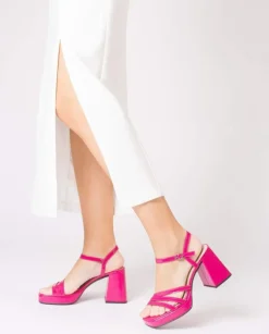 Wonders Sandalia Love Fuxia^ Tacones