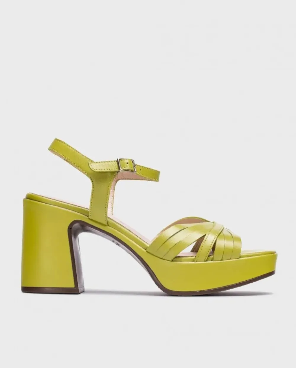 Wonders Sandalia Marisol Verde^ Tacones