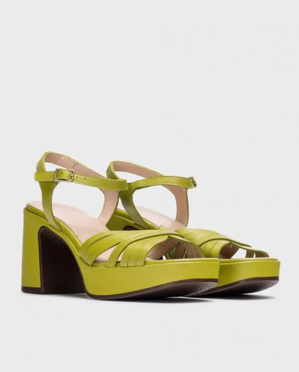 Wonders Sandalia Marisol Verde^ Tacones