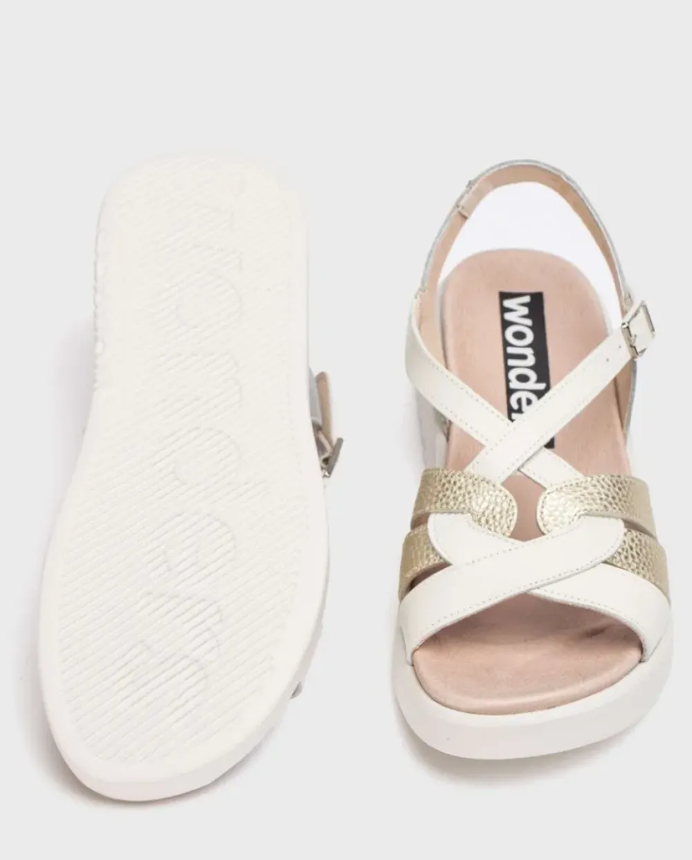 Wonders Sandalia Paterna Bicolor^ Sandalias