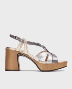 Wonders Sandalia Violeta Metalizado^ Sandalias