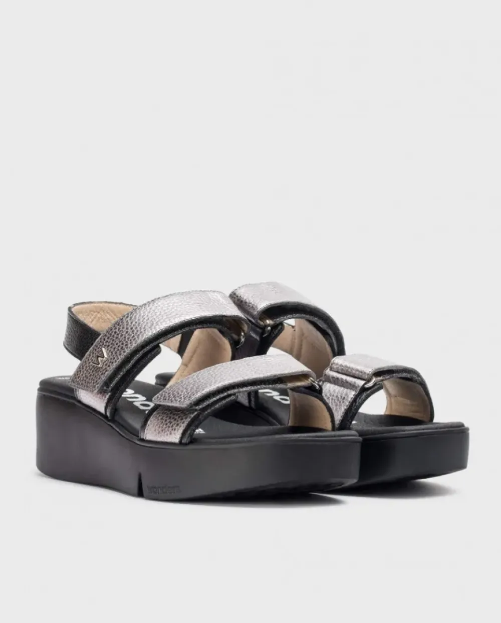 Wonders Sandalias Amapola Negra^ Sandalias