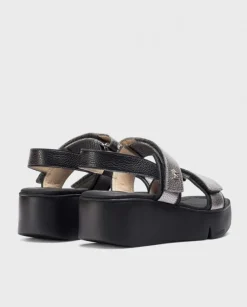 Wonders Sandalias Amapola Negra^ Sandalias