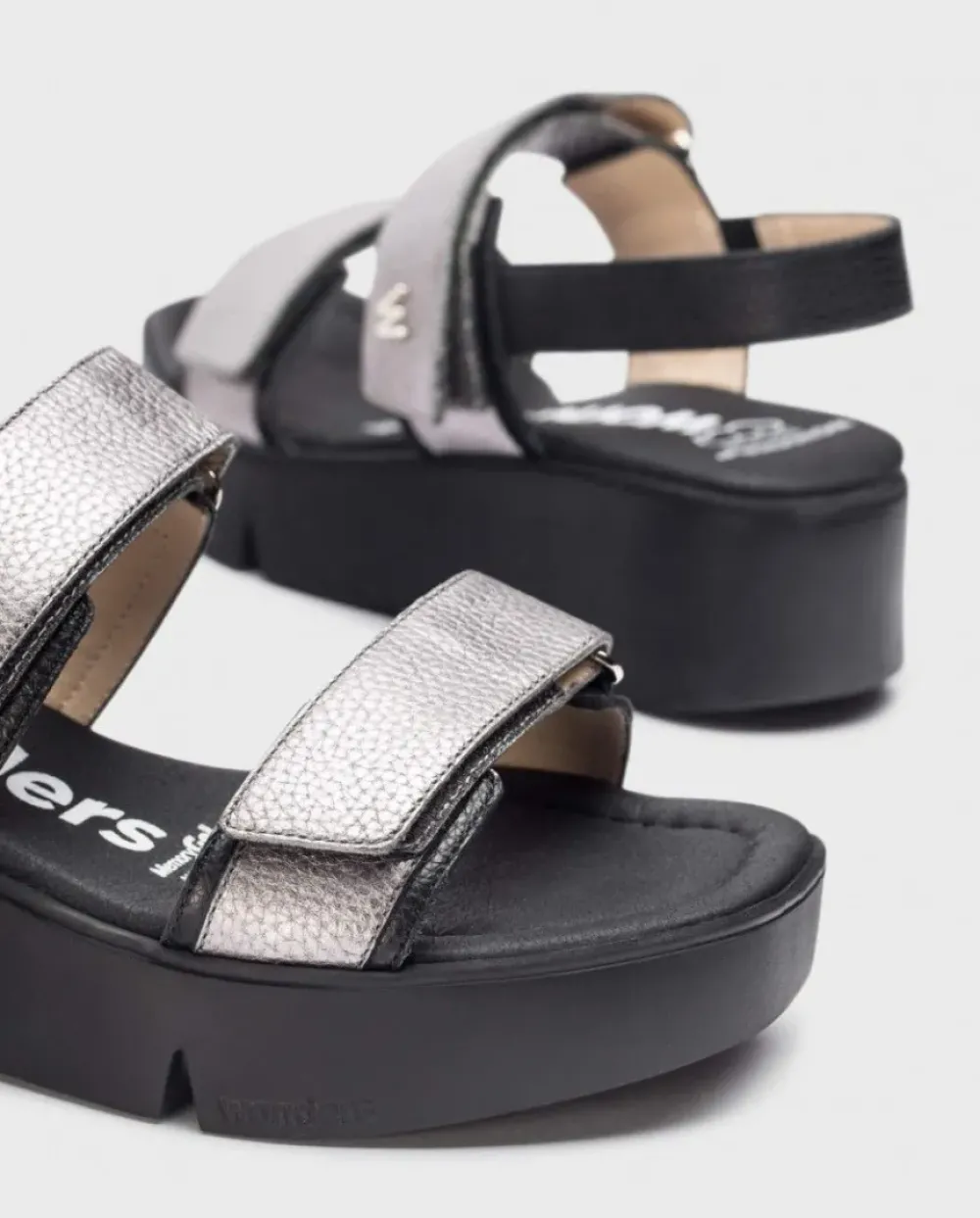 Wonders Sandalias Amapola Negra^ Sandalias