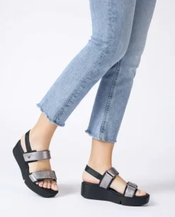 Wonders Sandalias Amapola Negra^ Sandalias