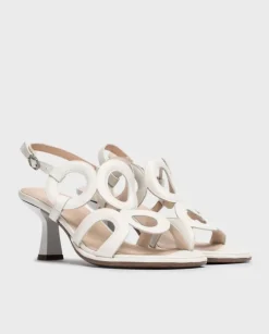 Wonders Sandalias De Tacon Iris Blanco^ Tacones