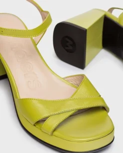 Wonders Sandalias De Tacon Lola Verde^ Tacones