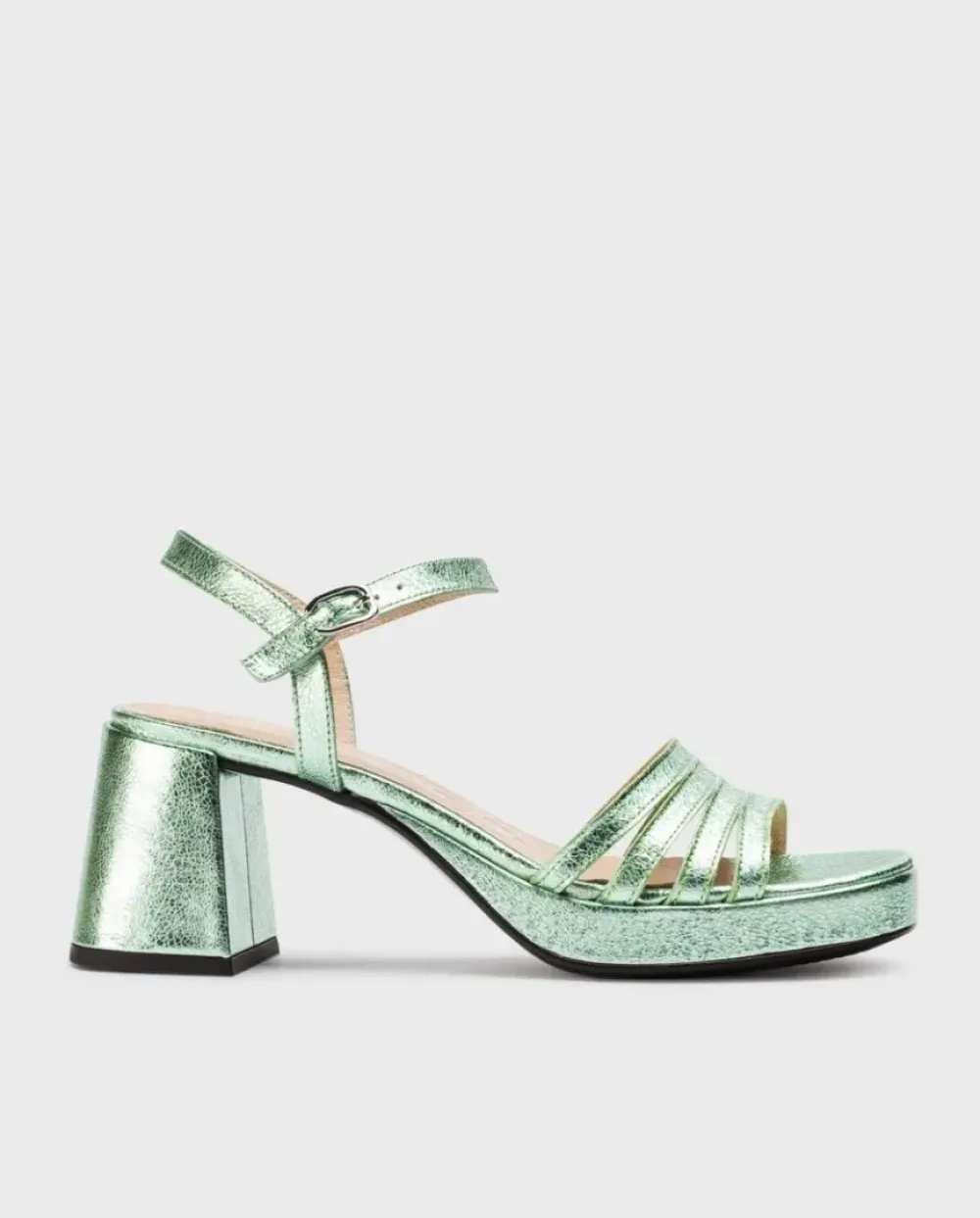 Wonders Sandalias De Tacon Zaida Azul^ Tacones