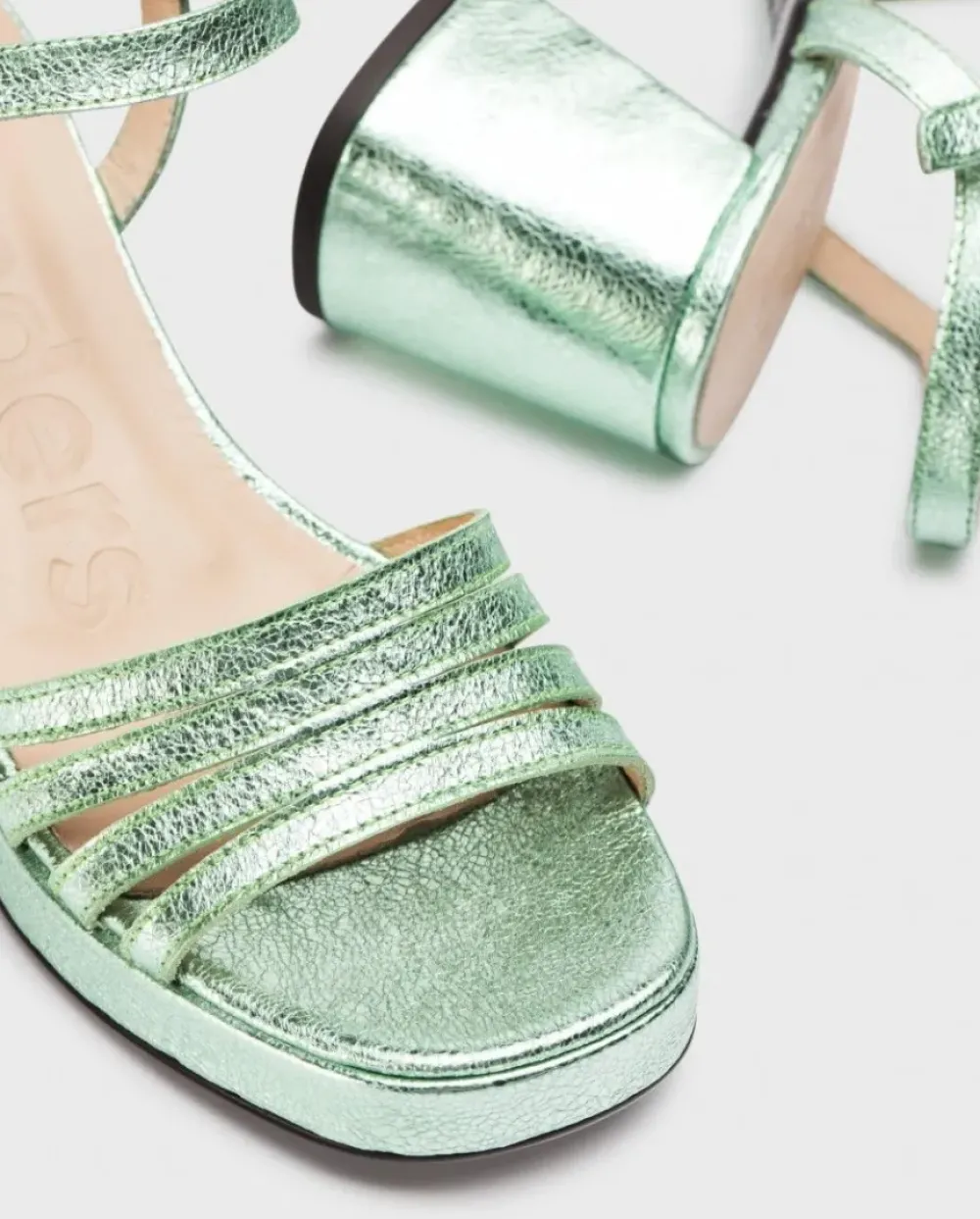 Wonders Sandalias De Tacon Zaida Azul^ Tacones