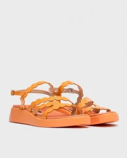 Wonders Sandalias Motril Naranja^ Planos