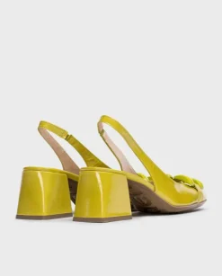 Wonders Sandalias Tacon Karla Verde^ Tacones