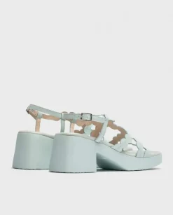 Wonders Sandalias Tacon Neus Azul^ Sandalias