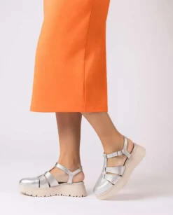 Wonders Silver Zagreb Multi- Straps^ Plataformas