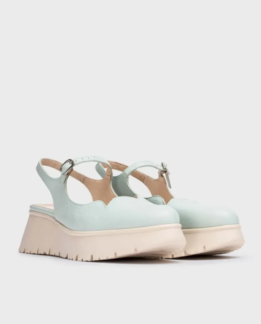 Wonders Zapato Basilea Azul^ Plataformas