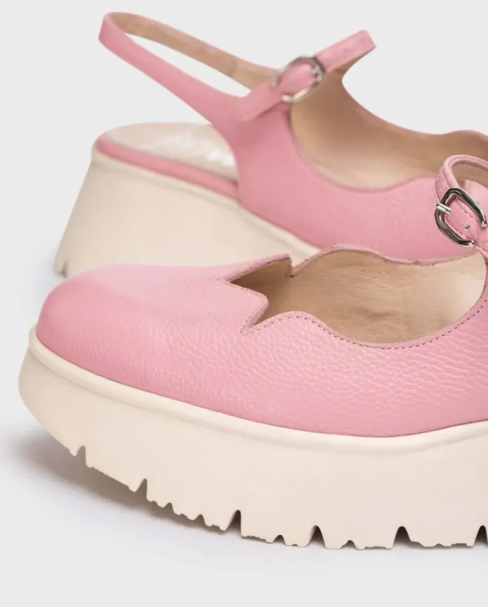 Wonders Zapato Basilea Rosa^ Plataformas