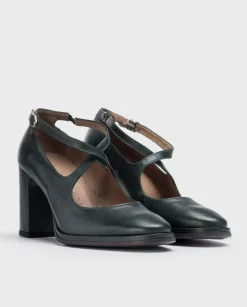 Wonders Zapato Coni Verde^ Tacones