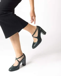 Wonders Zapato Coni Verde^ Tacones