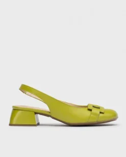 Wonders Zapato Maya Verde^ Tacones