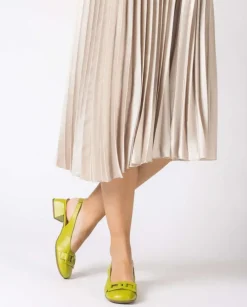 Wonders Zapato Maya Verde^ Tacones