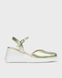 Wonders Zapato Miami Metalizado.^ Cuñas