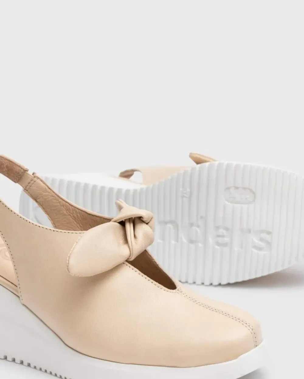 Wonders Zapato Orleans Beige^ Cuñas