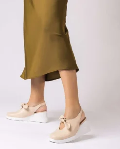 Wonders Zapato Orleans Beige^ Cuñas