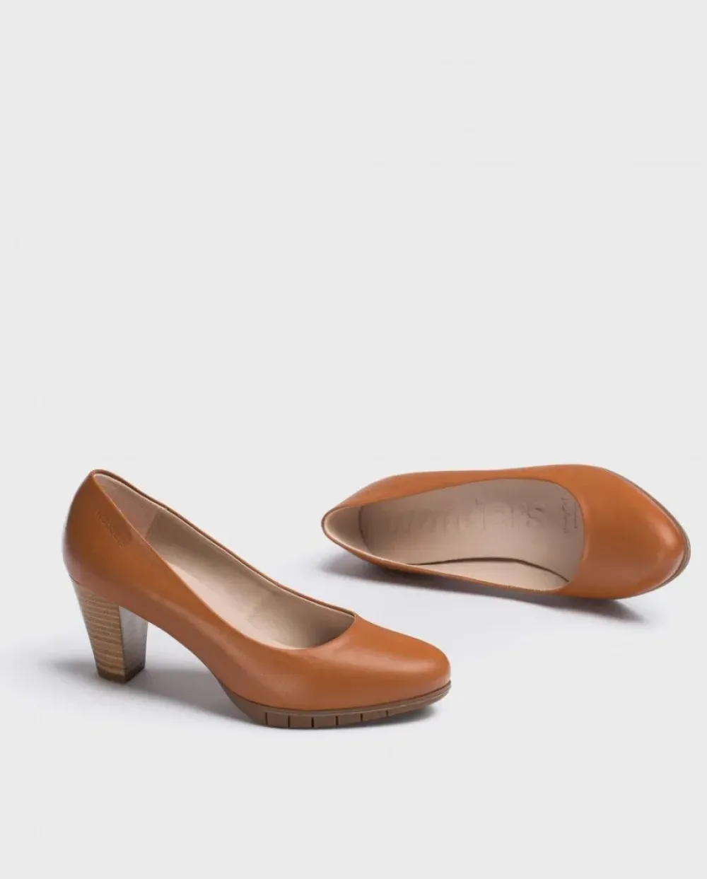 Wonders Zapato Salon Piel^ Tacones